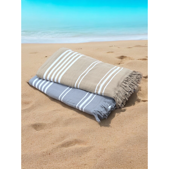 Cotton Hammam Beach Towels with Tassels