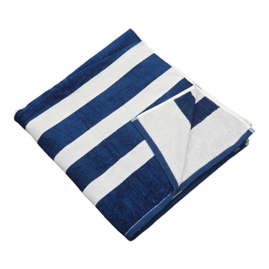 Captains Luxurious Velour Beach Towel